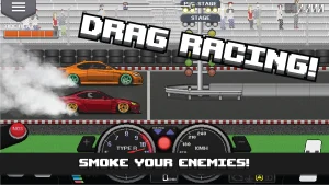 Pixel Car Racer MOD APK (Dinero Ilimitado, Desbloqueado) 1