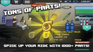 Pixel Car Racer MOD APK (Dinero Ilimitado, Desbloqueado) 2