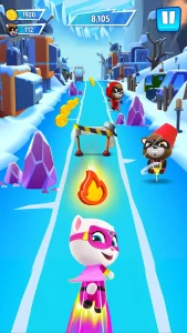 Talking Tom Hero Dash MOD APK (Dinero infinito) 4